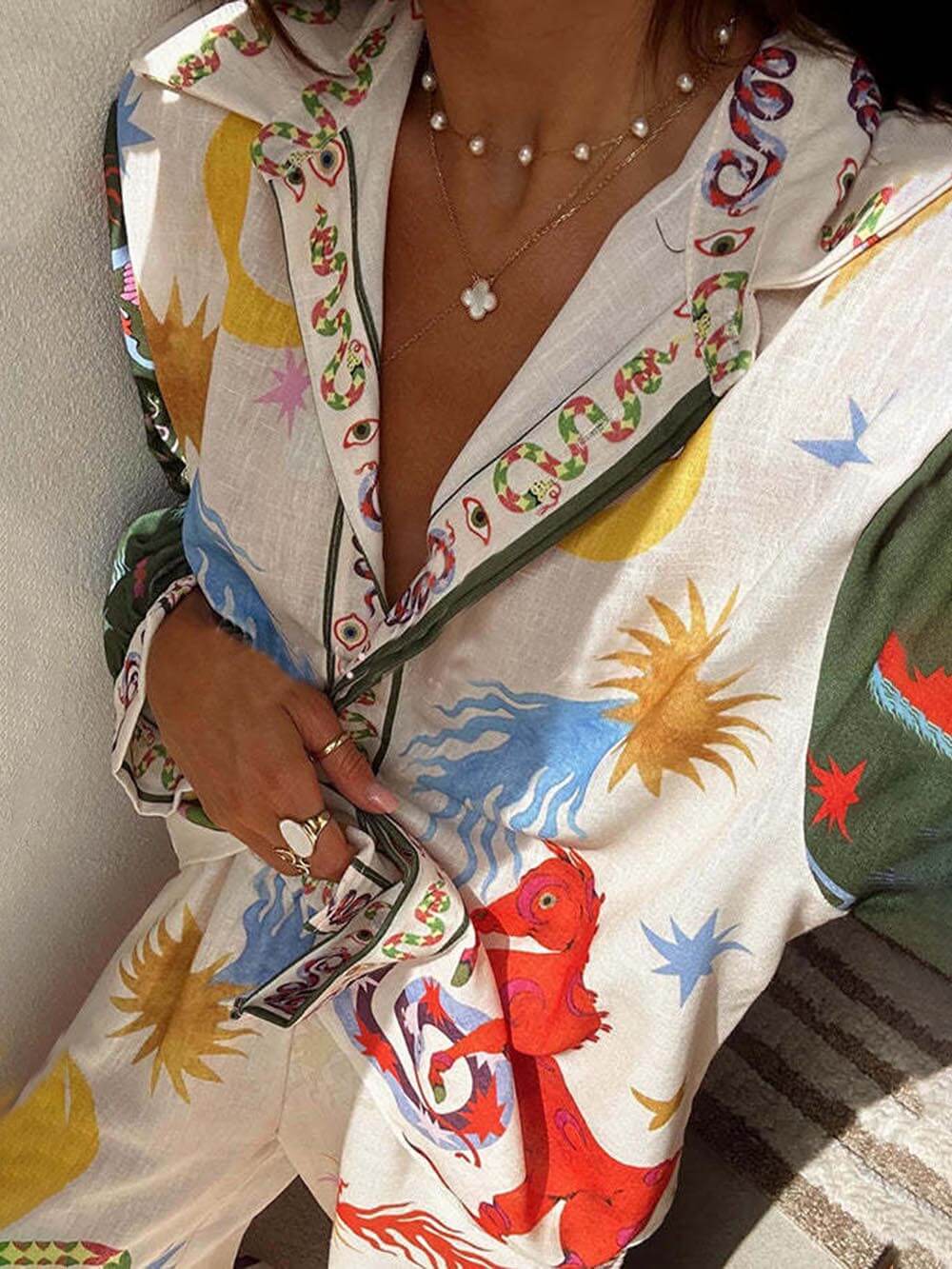 Conjunto Dion Camisa e Calça VIEUX OFICIAL