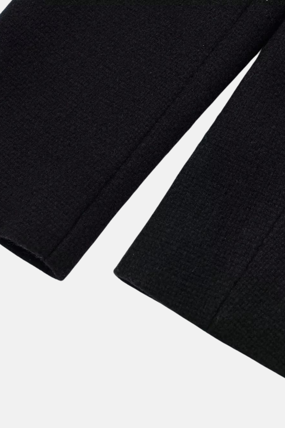 Jaqueta Cropped Preta com Botões Dourados – Blaston - VIEUX OFICIAL