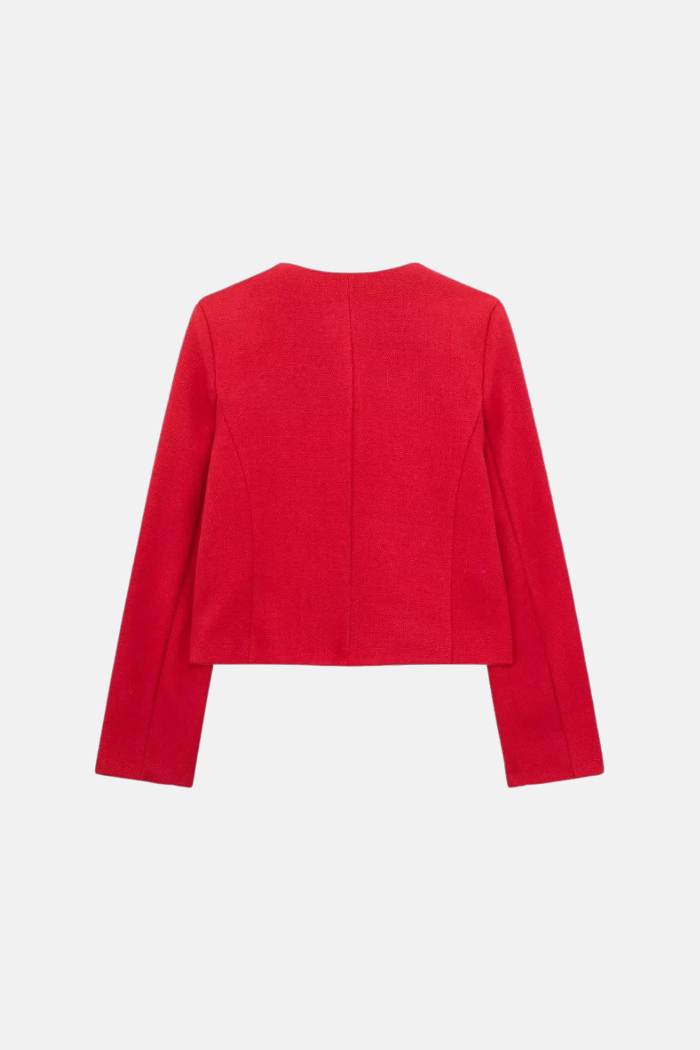 Jaqueta Cropped Preta com Botões Dourados – Blaston - VIEUX OFICIAL