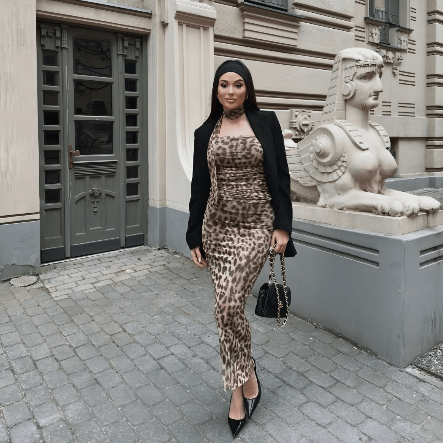 Top Margaux Curto Leopardo VIEUX OFICIAL