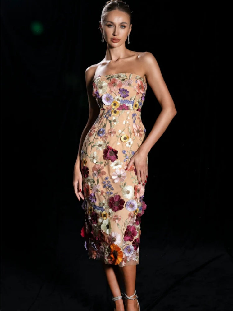 Vestido Favre Curto Floral VIEUX OFICIAL