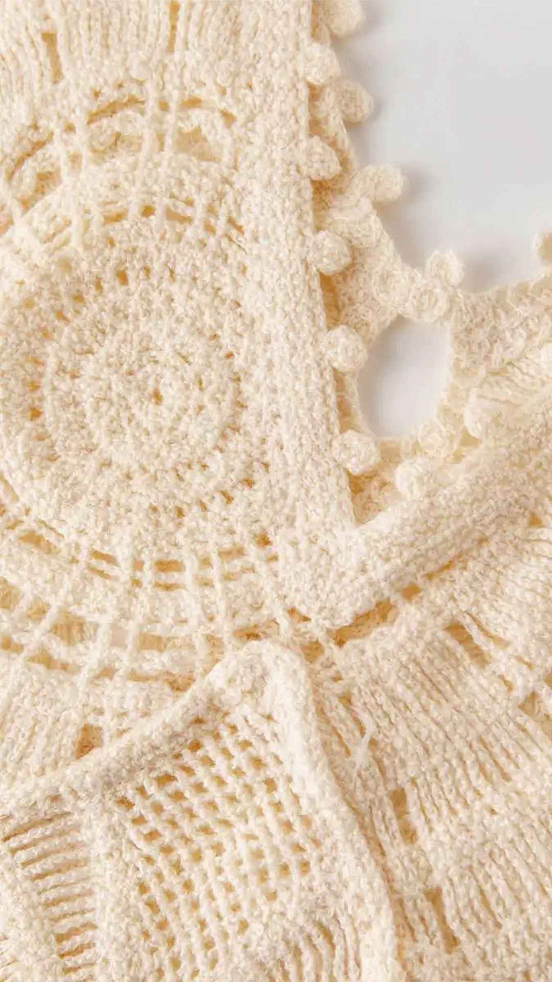Vestido Longo Branco em Crochê - Piquet VIEUX OFICIAL