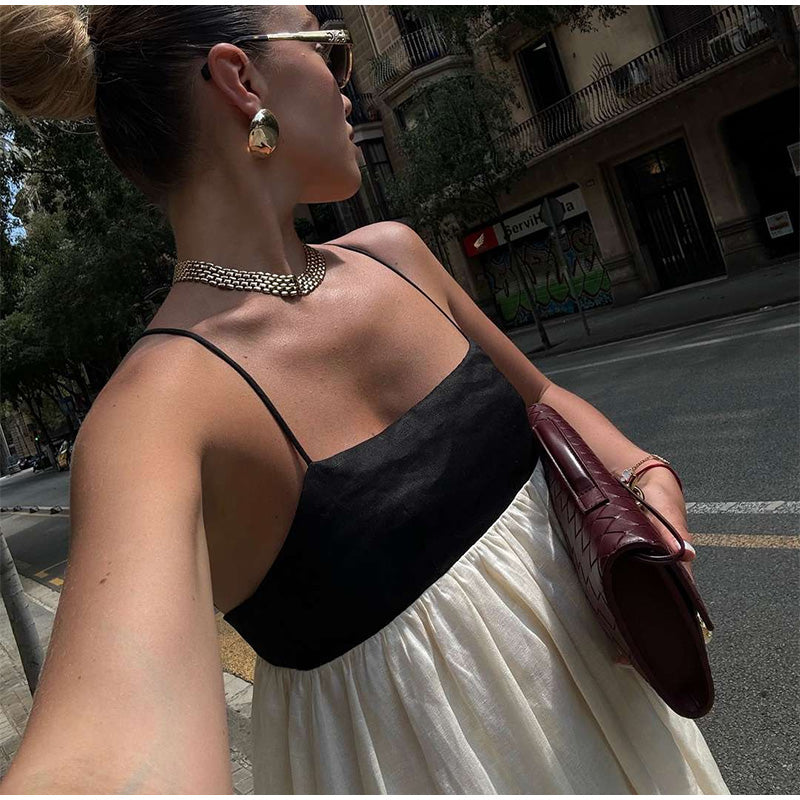 Vestido Poulard Longo Branco VIEUX OFICIAL