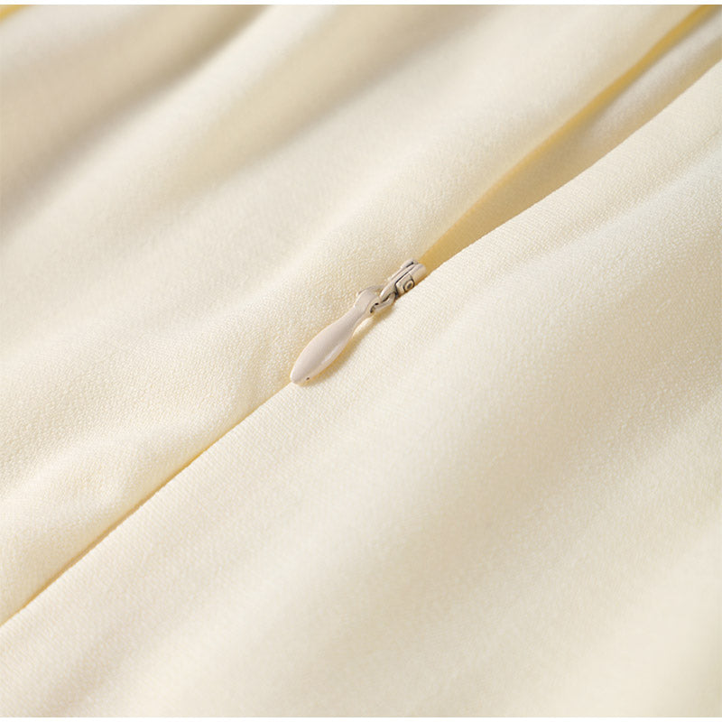 Vestido Poulard Longo Branco VIEUX OFICIAL