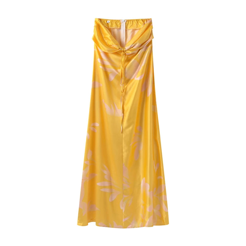 Vestido Serre Longo Amarelo VIEUX OFICIAL