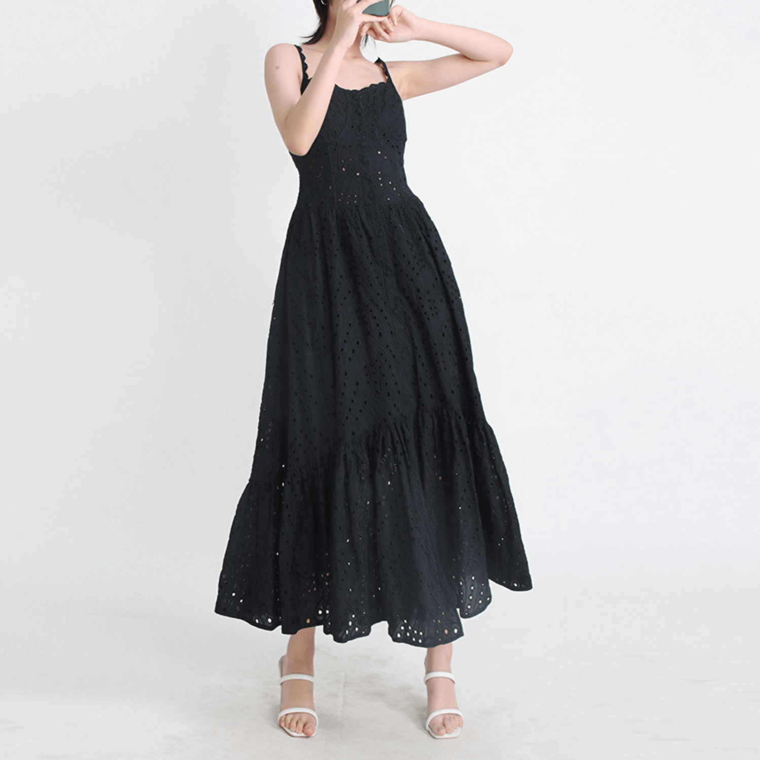 Vestido Saint Maarten Longo De Alça VIEUX OFICIAL