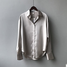 Camisa Manche en Satin