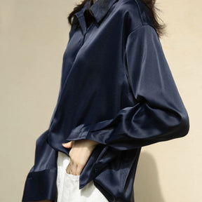 Camisa Manche en Satin