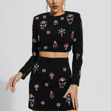 Conjunto Orné de Cristaux