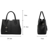 Bolsa de Couro Feminina Modelo Satchel Margaux
