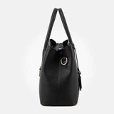 Bolsa de Couro Feminina Modelo Satchel Margaux