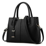 Bolsa de Couro Feminina Modelo Satchel Margaux