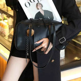 Bolsa de Ombro Preta Louane