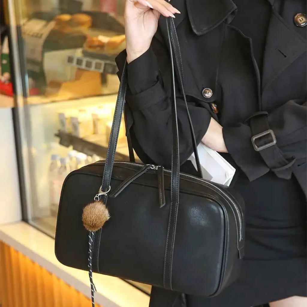 Bolsa de Ombro Preta Louane