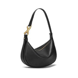 Bolsa de Ombro Preta Lunelle