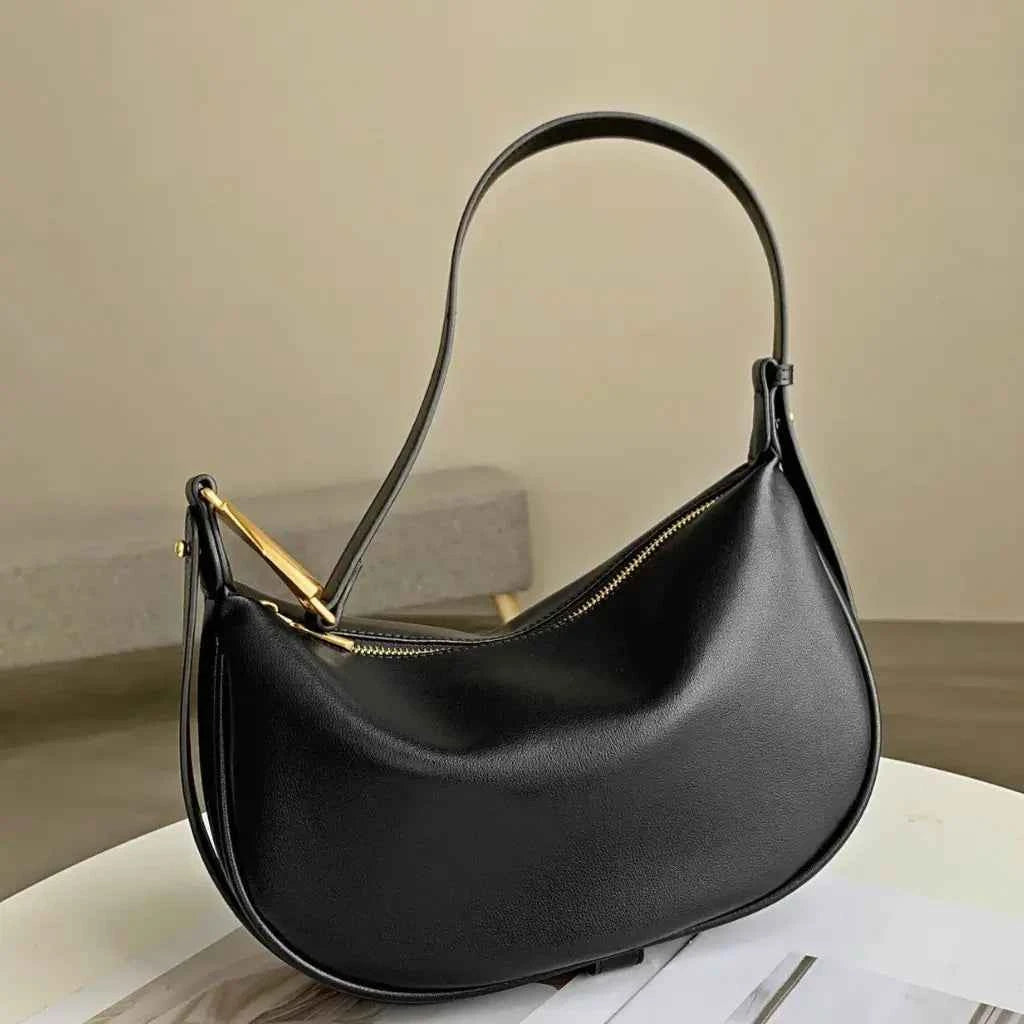 Bolsa de Ombro Preta Lunelle