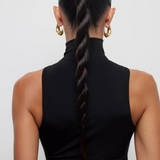 Blusa de gola alta sensual costas nuas Esprit VIEUX OFICIAL