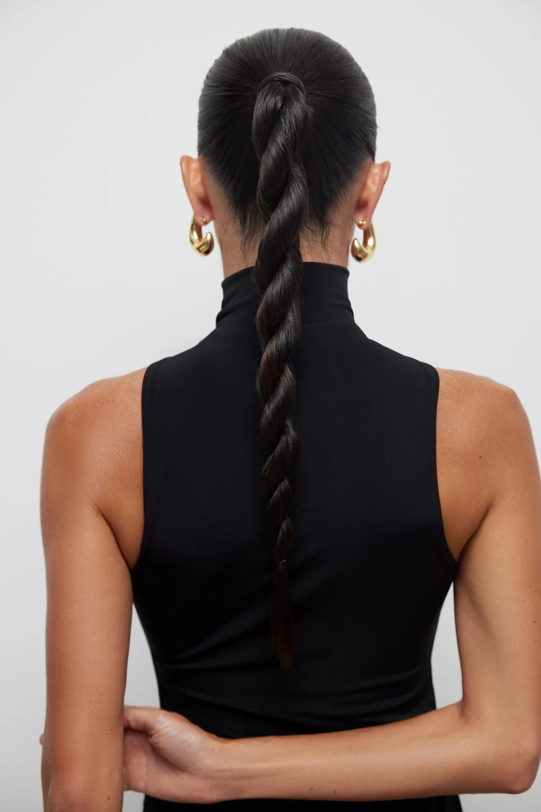 Blusa de gola alta sensual costas nuas Esprit VIEUX OFICIAL