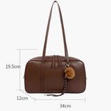 Bolsa de ombro de couro PU de luxo VIEUX Armance VIEUX OFICIAL