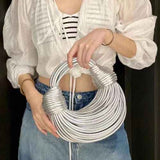 Bolsa Hobo de Luxo Liez