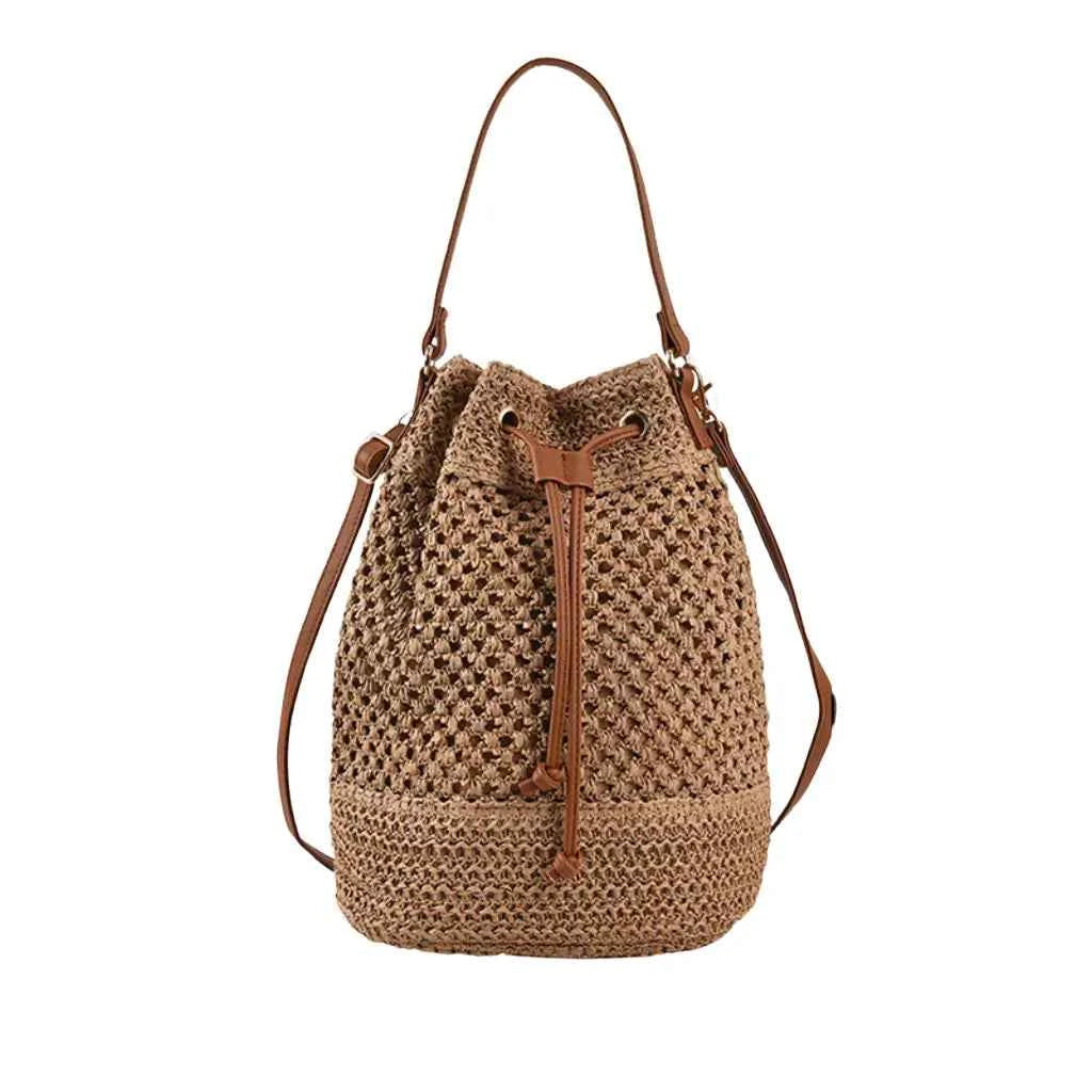 Bolsa Serenita Palha Marrom VIEUX OFICIAL