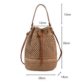 Bolsa Serenita Palha Marrom VIEUX OFICIAL