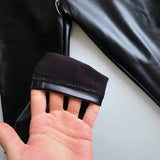 Calça Legging Feminina Efeito Couro com Interior Flanelado e Cintura Alta – Louvre