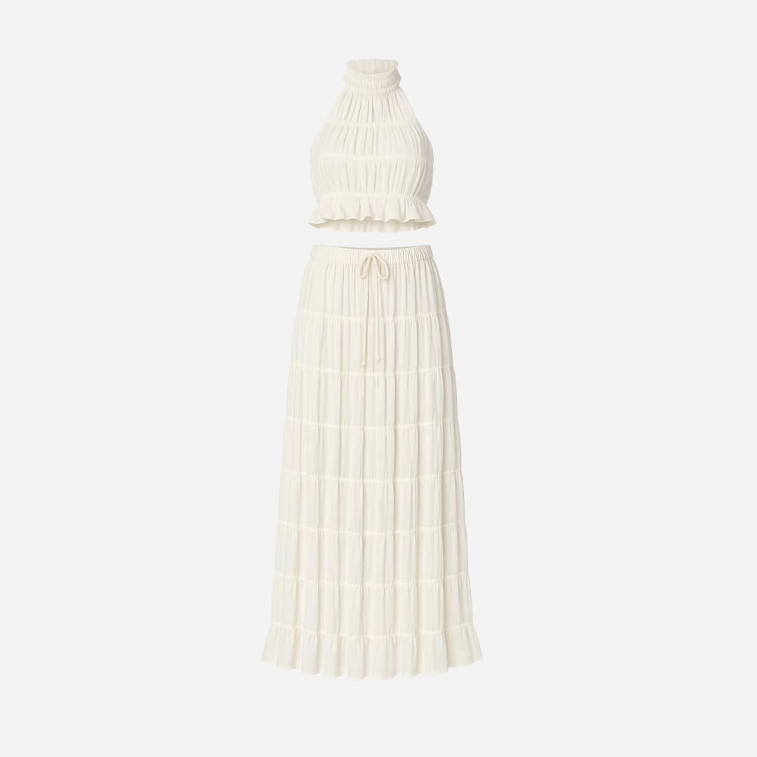 Conjunto Boudet Longo Branco - VIEUX OFICIAL