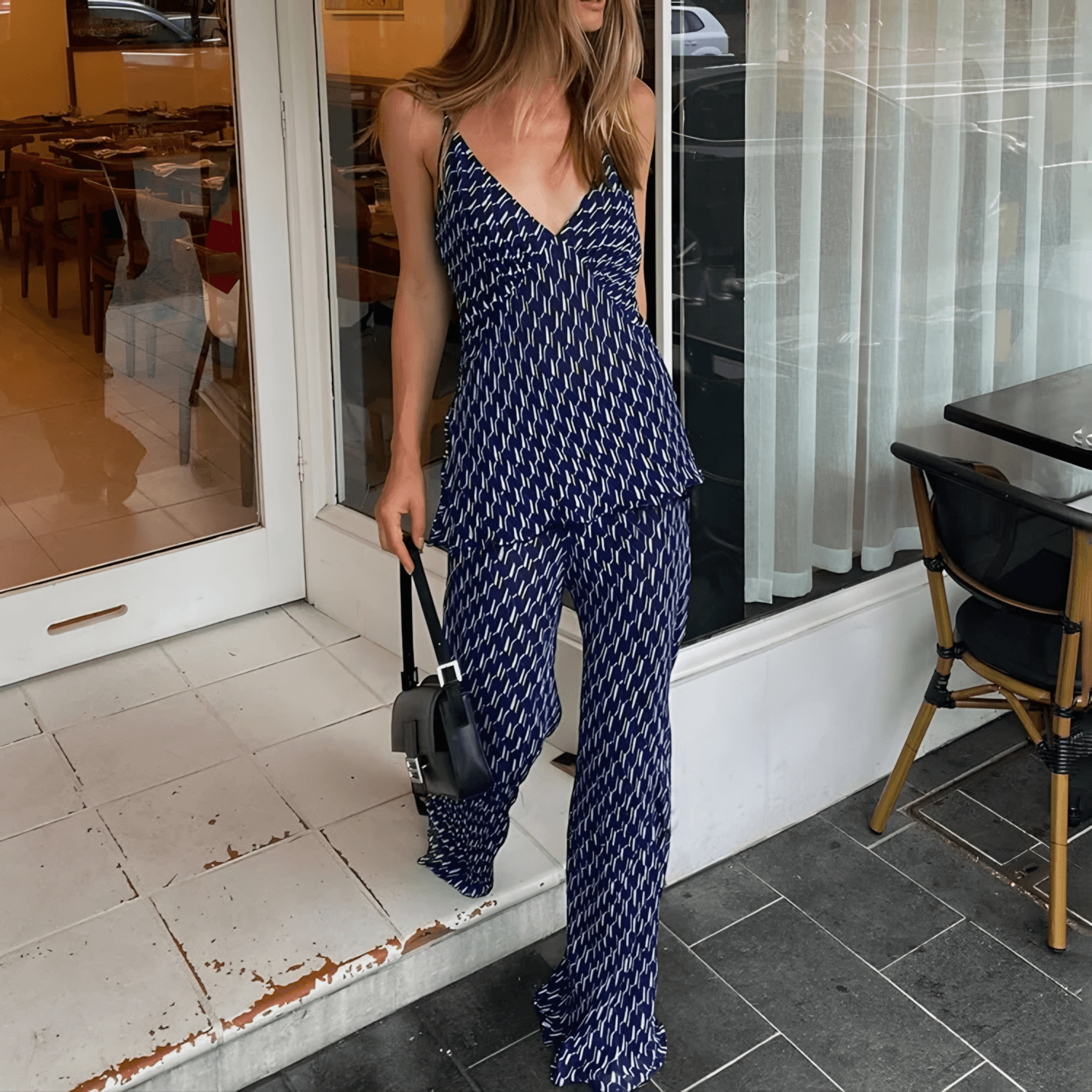 Conjunto Bethencourt Longo Azul VIEUX OFICIAL