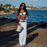 Conjunto Feminino de Top e Saia Longa com Detalhe de Fivela Sol Dourada – Chambon - VIEUX OFICIAL