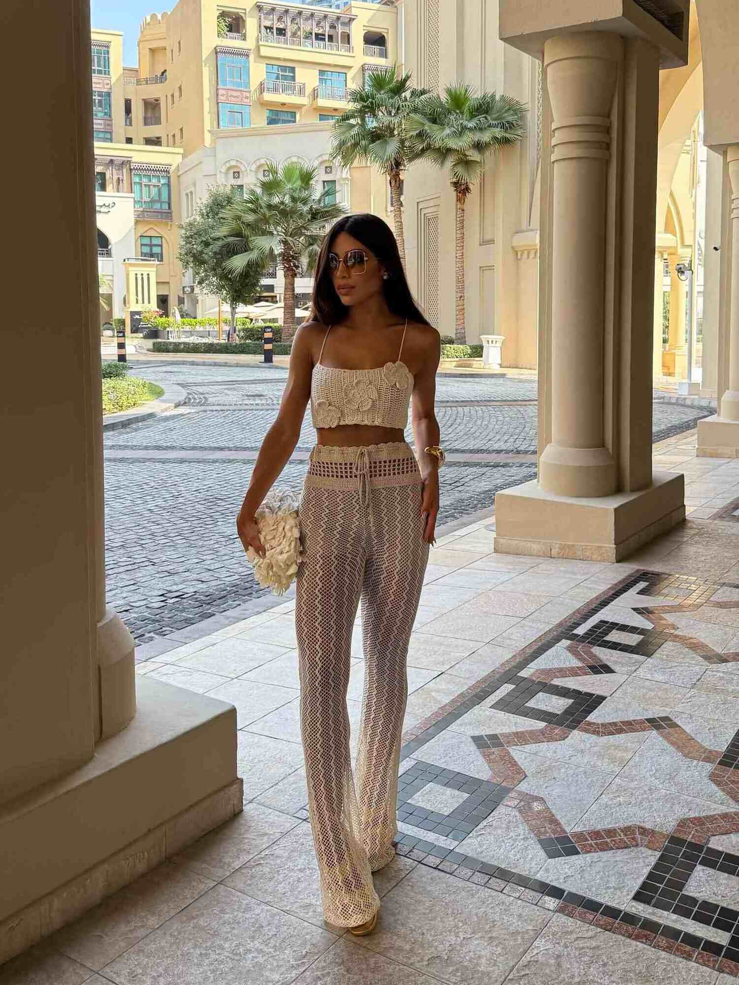 Conjunto Continent Longo Bege VIEUX OFICIAL