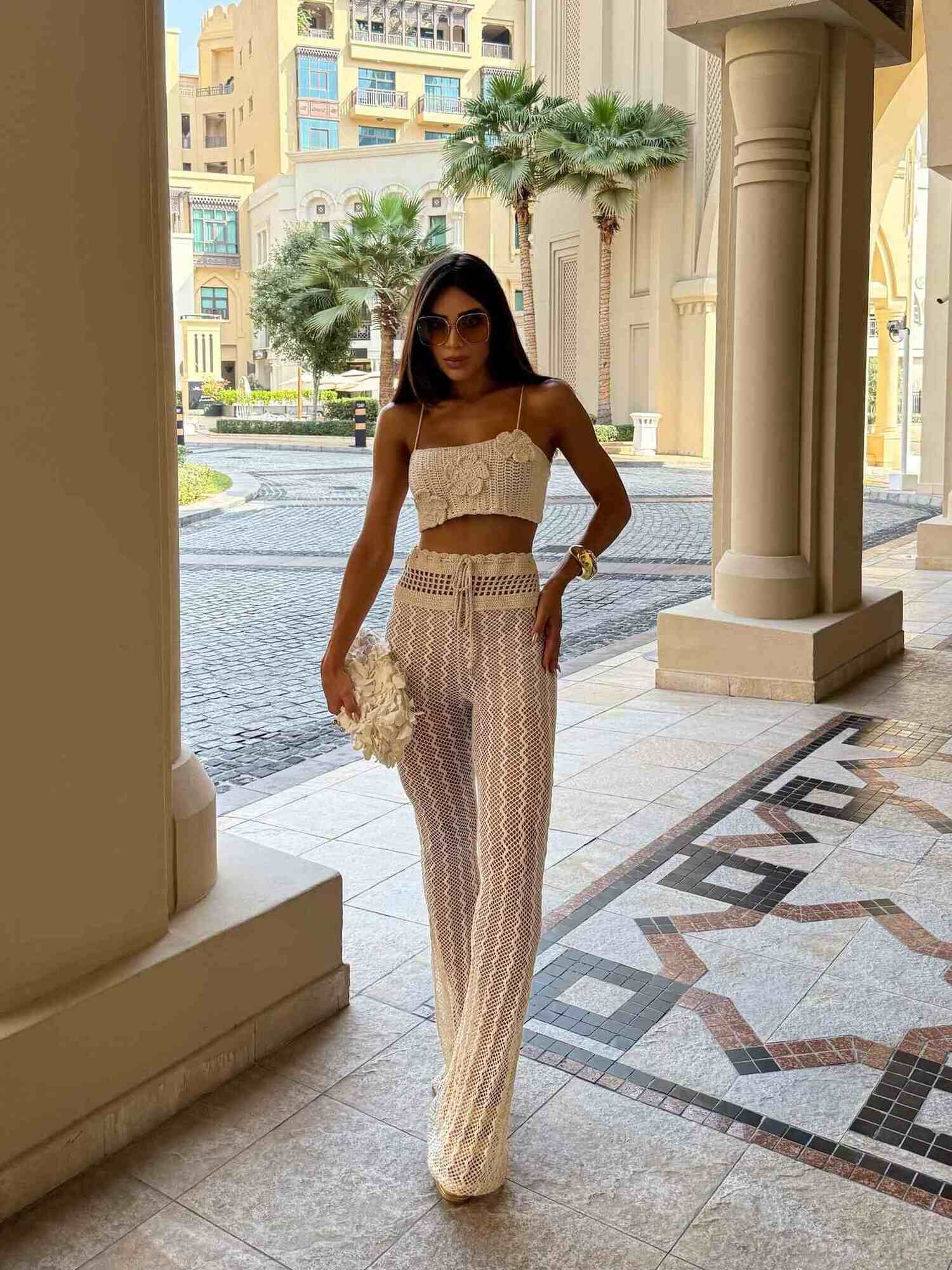 Conjunto Continent Longo Bege VIEUX OFICIAL