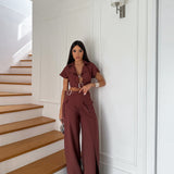 Conjunto Murmure Curto Marrom VIEUX OFICIAL