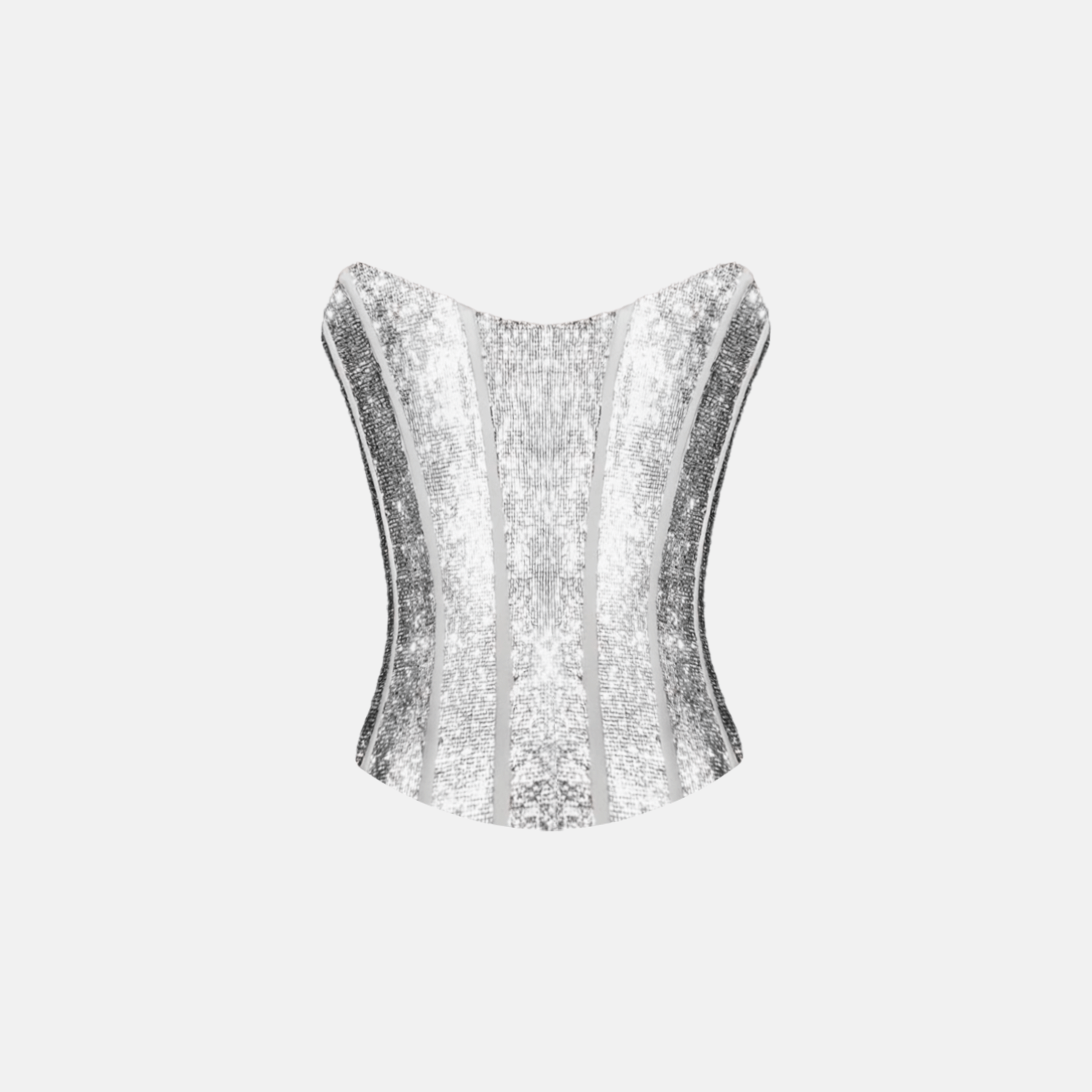 Corset prateado de luxo VIEUX Brillance Métallique VIEUX OFICIAL