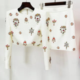 Conjunto Orné de Cristaux