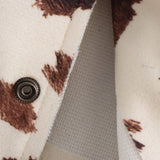 Jaqueta Trucker de Couro Eco Animal Print – Maison