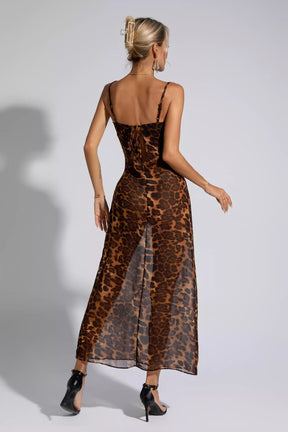 Vestido Souchon Leopard