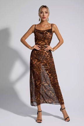 Vestido Souchon Leopard