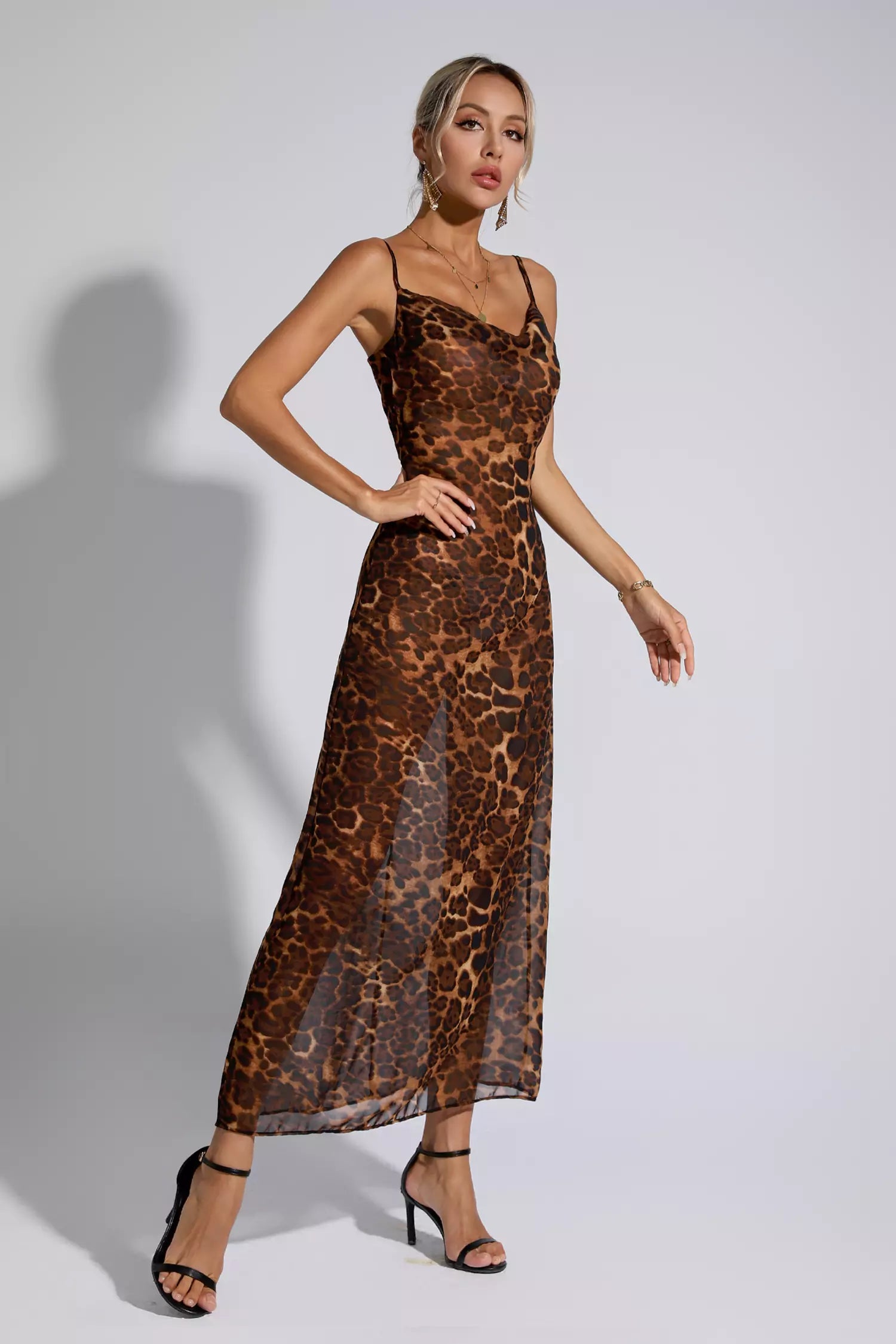 Vestido Souchon Leopard