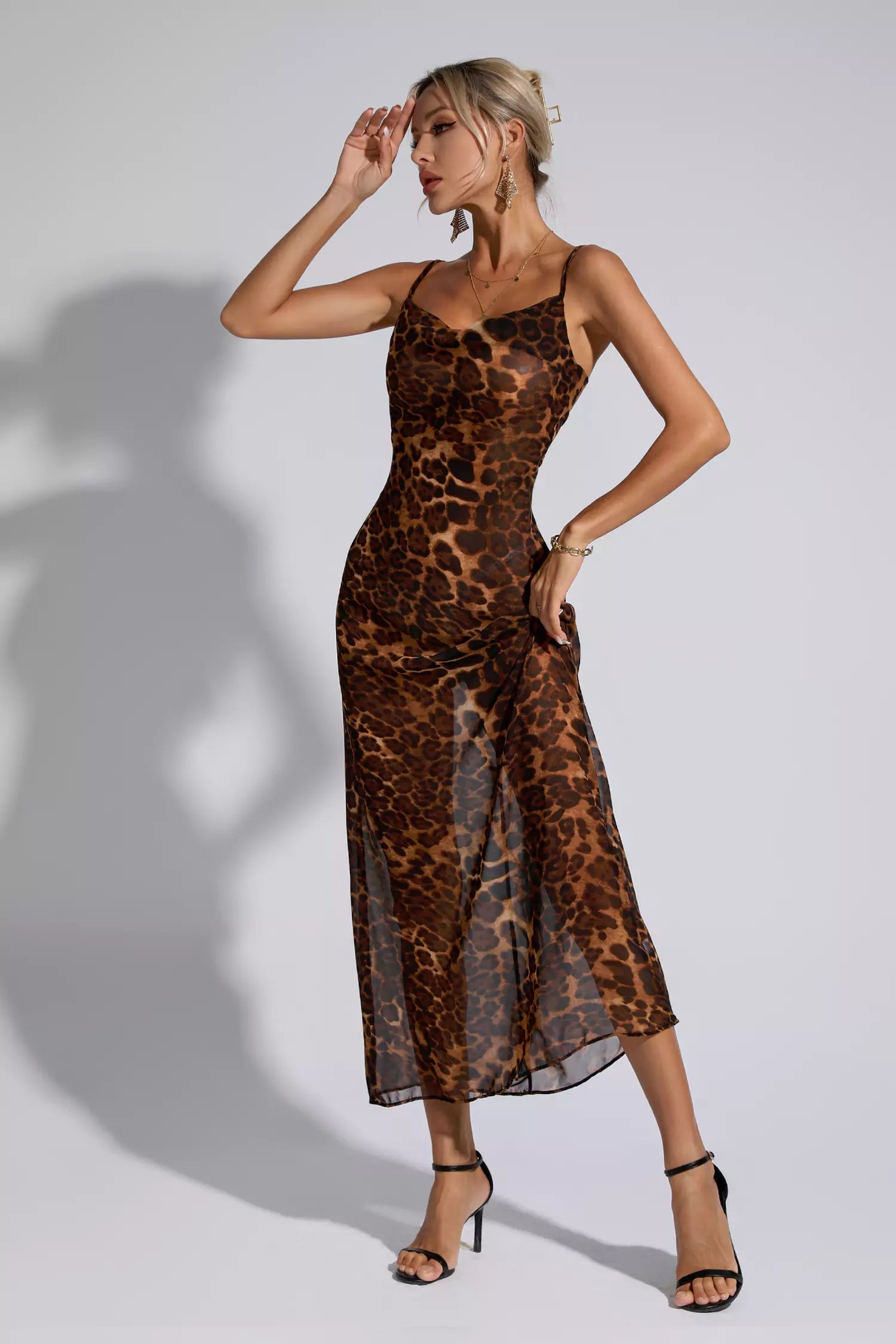 Vestido Souchon Leopard