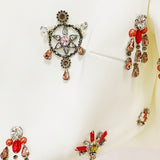 Conjunto Orné de Cristaux