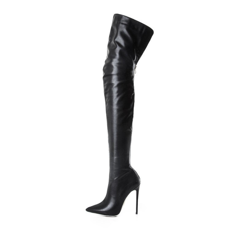 Bota feminina de salto fino de luxo VIEUX Vaelia VIEUX OFICIAL