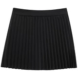 Saia Curta Plissada de Alfaiataria – Clémence VIEUX OFICIAL