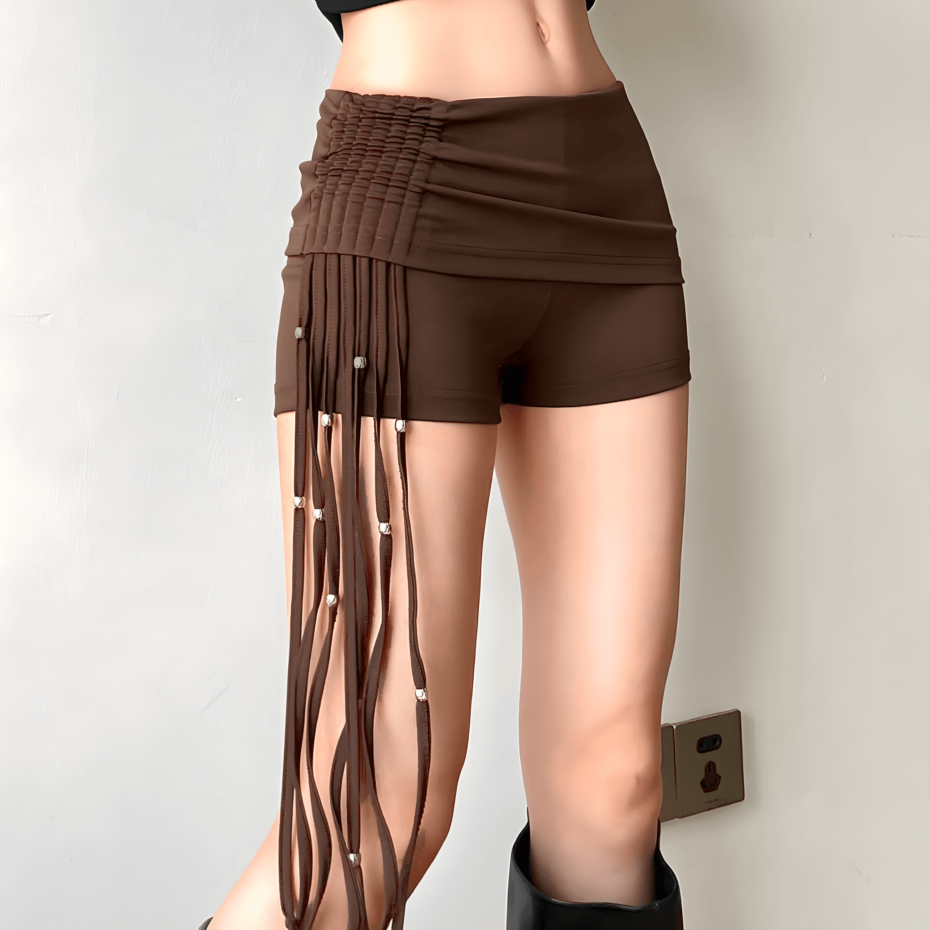 Short Rompant Curto Marrom VIEUX OFICIAL