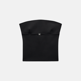 Top Tomara que Caia Preto com Tiras nas Costas – Helene - VIEUX OFICIAL