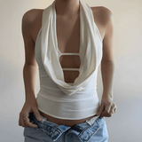 Top Lastic Curto Branco VIEUX OFICIAL
