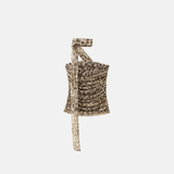 Top Margaux Curto Leopardo VIEUX OFICIAL
