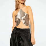 Top Perrot com Franjas Prata VIEUX OFICIAL