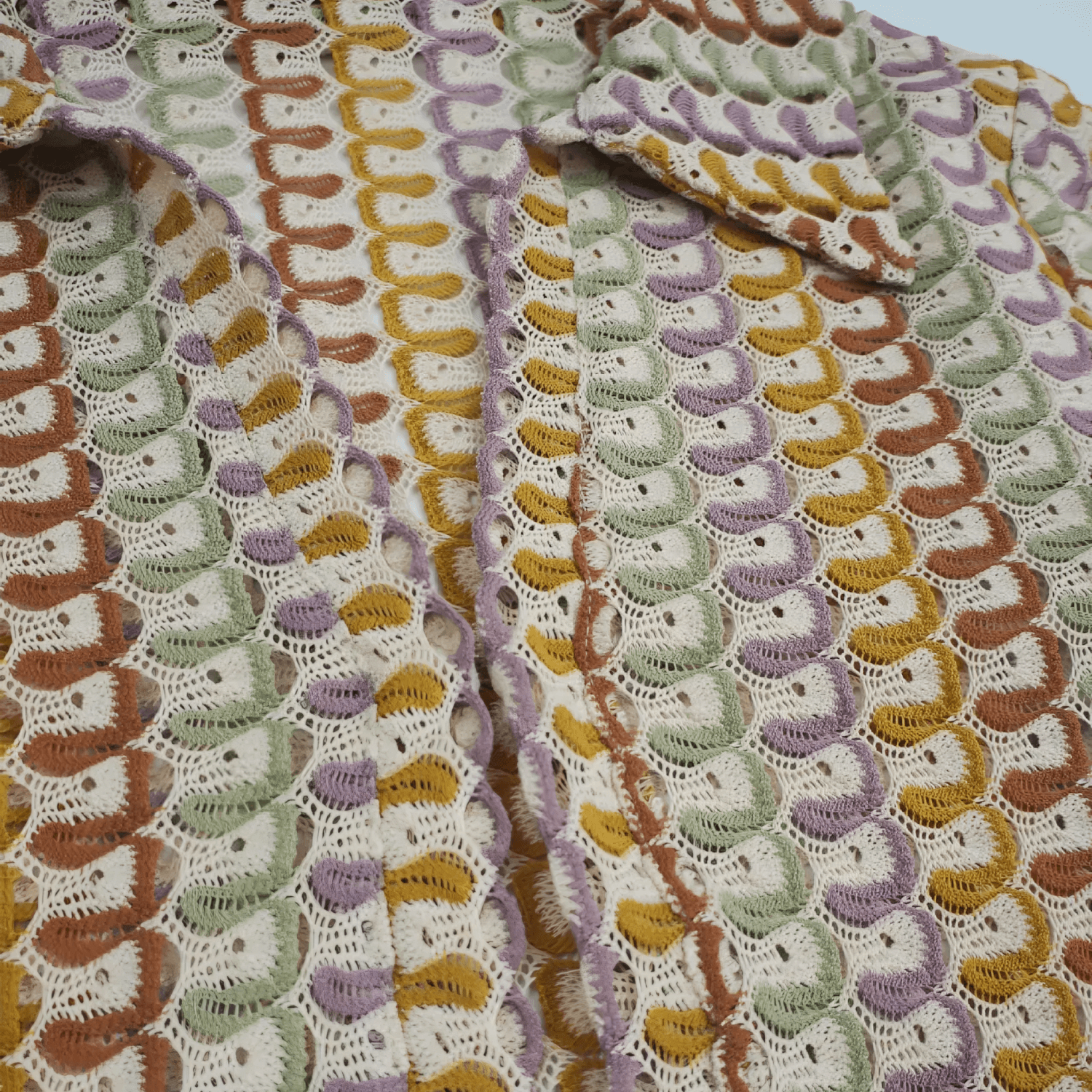 Vestido Longo de Tricô Estampado com Manga Sino e Decote Canoa – Camus - VIEUX OFICIAL