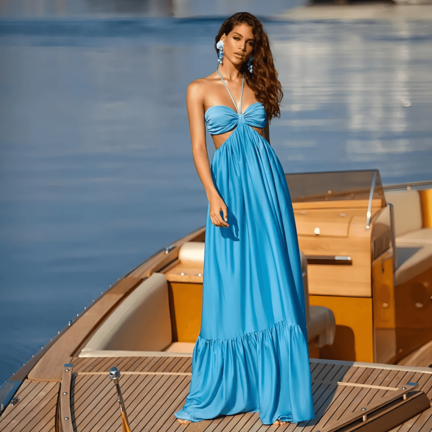 Vestido Bertin Longo 1 VIEUX OFICIAL